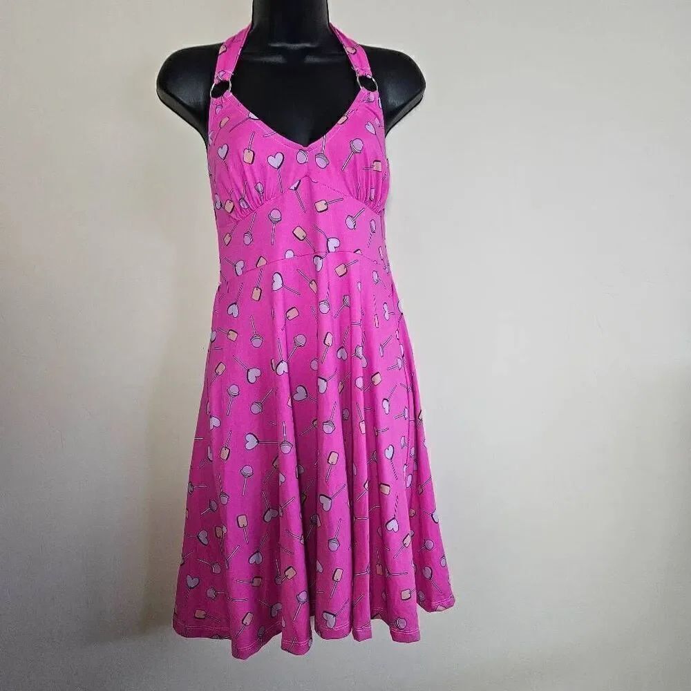 NWT Switchblade Stiletto Candy Halter Dress